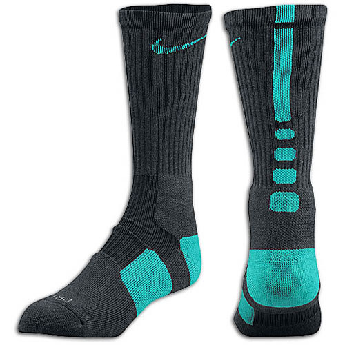 nike elite socks black and neon green