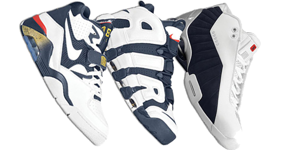 Nike Air More Uptempo & Air Force 180 'Olympic' Available at
