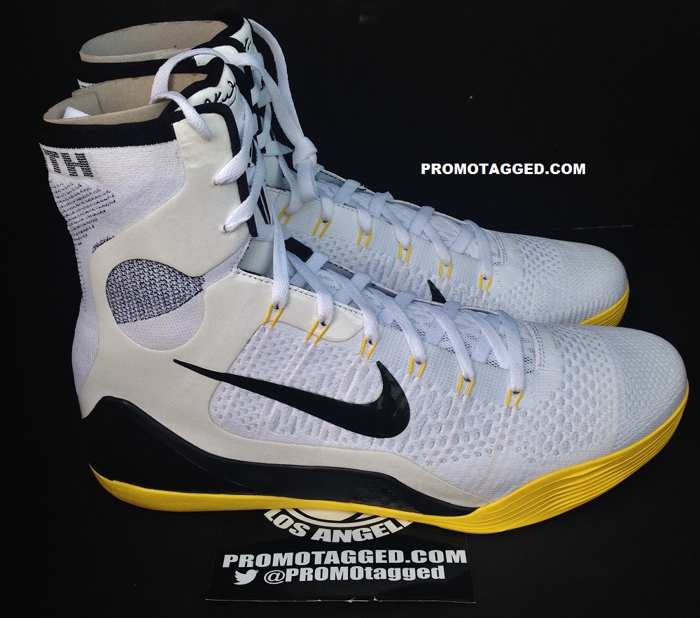 Nike Kobe 9 Elite PE White/ Del Sol 