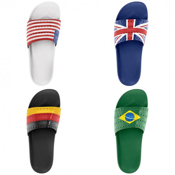 recoger emulsión entrega a domicilio adidas Originals adilette 'Flag' Slides - Available Now - WearTesters