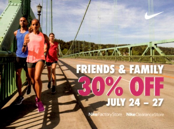 Vervreemding vitaliteit Winkelcentrum Performance Deals: Nike Factory/Clearance Store 30% Off Friends and Family  - WearTesters