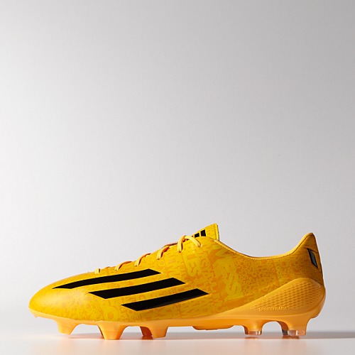 gold messi cleats