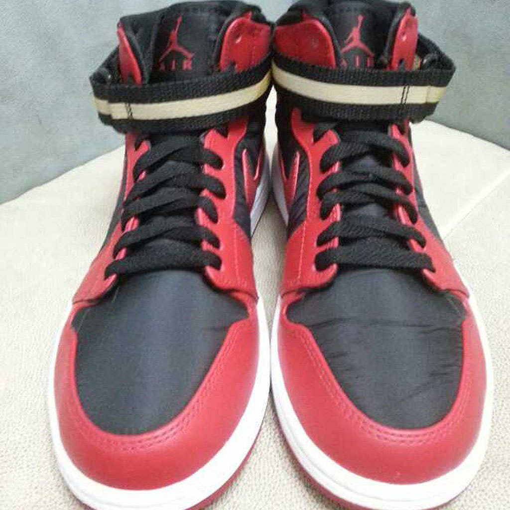 high top jordans with straps