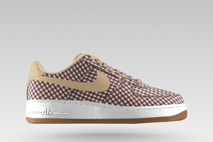 air force 1 with pattern