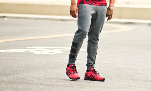 The Damian Lillard-Approved adidas ZX Flux 'Red Galaxy' is Available Now WearTesters