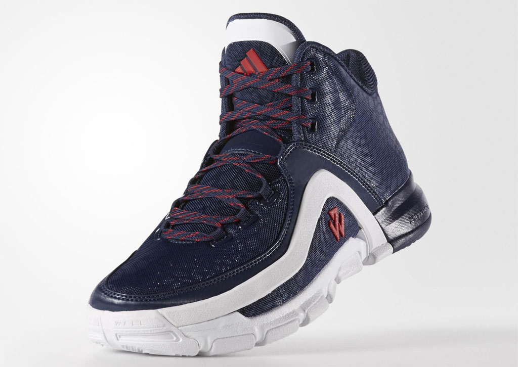 Erasure Birthplace cease A Detailed Look at The adidas J Wall 2 in Navy/ White - WearTesters