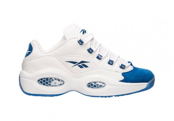 blue and white reebok questions