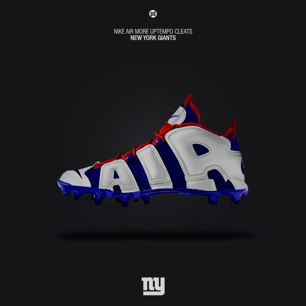 Artist Imagines Nike Basketball Sneakers into NFL Cleats -