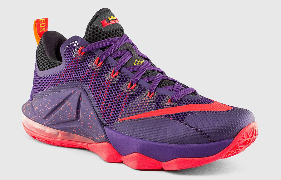 Nike LeBron 12 Low Raptor purple red 