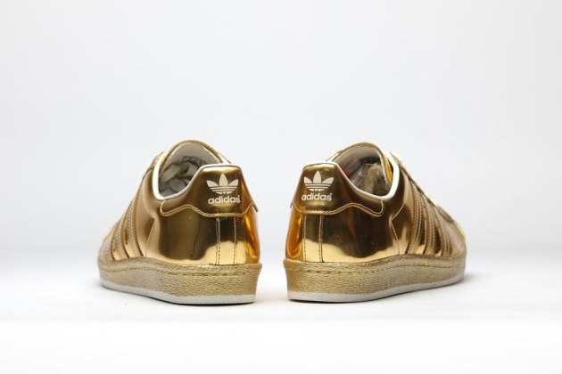 adidas superstar 80s gold metallic