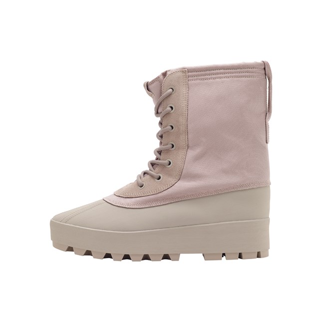 pink yeezy boots