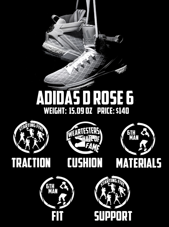 adidas Rose 6 Performance Review WearTesters