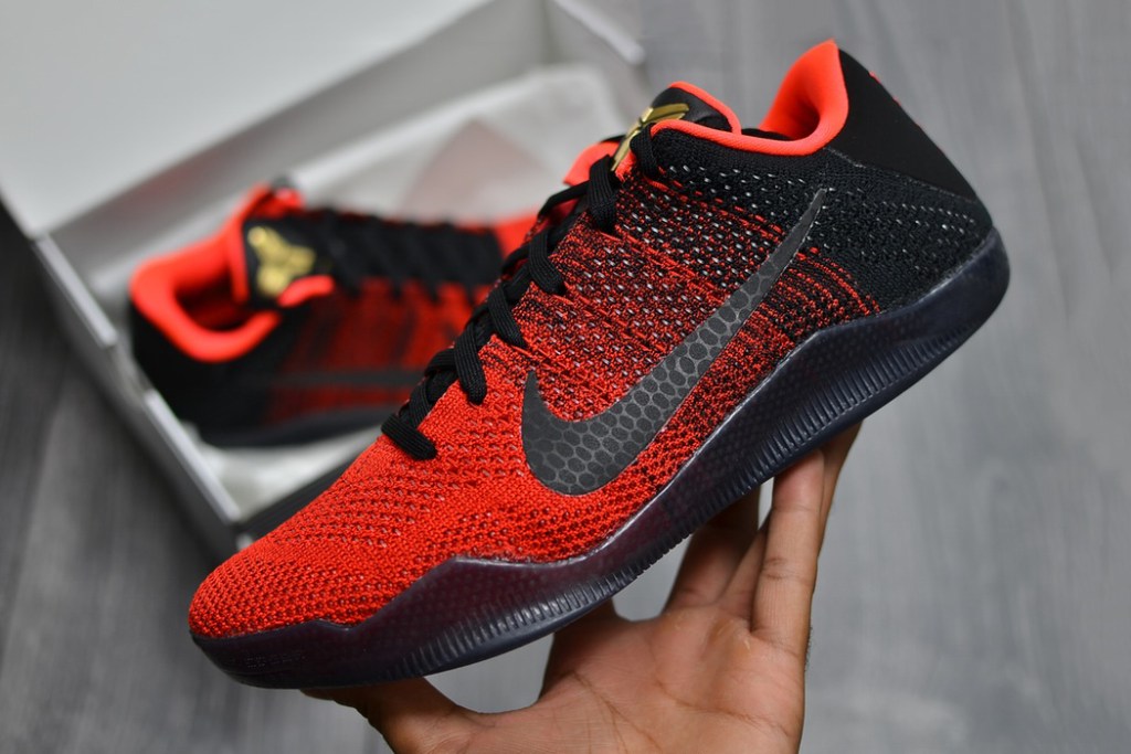 Nike Kobe 11 'Achilles Heel' in hand 