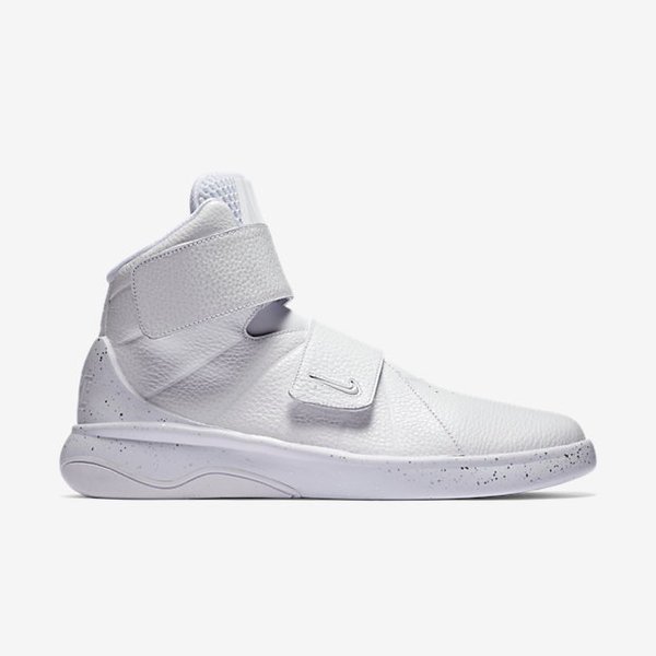 white nike shoes with straps