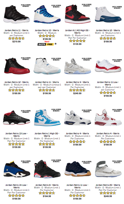 Eastbay Just Restocked a Bunch of Air 