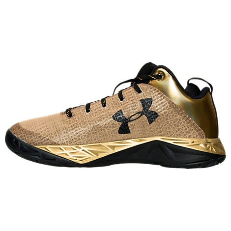 A Gold Under Armour Fire Shot Low is 