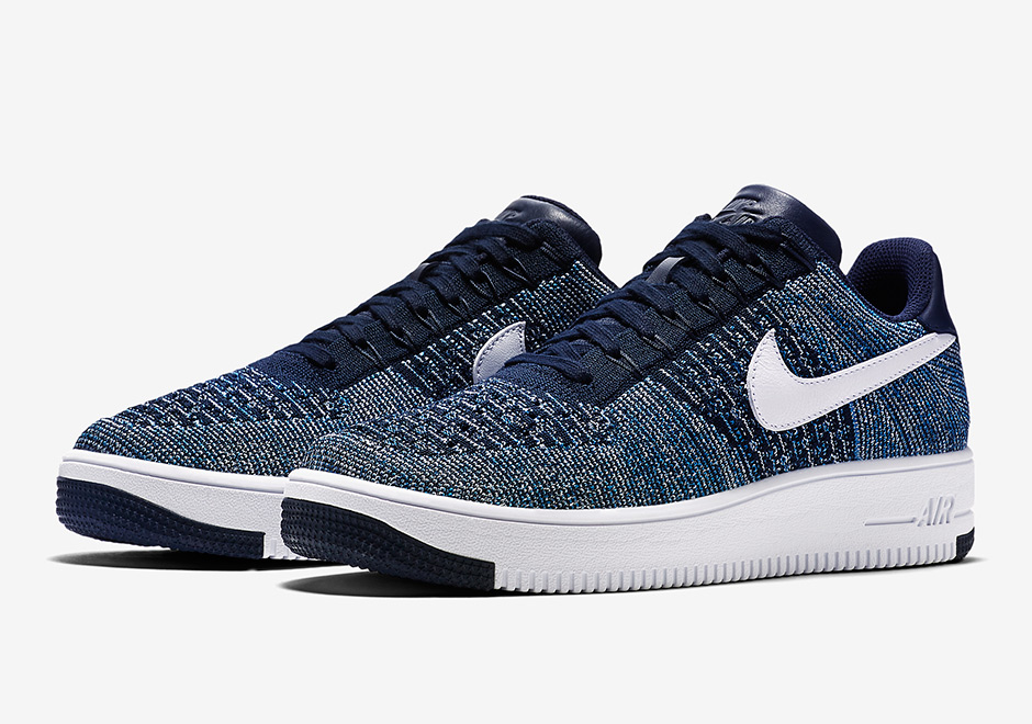 air force flyknit blue