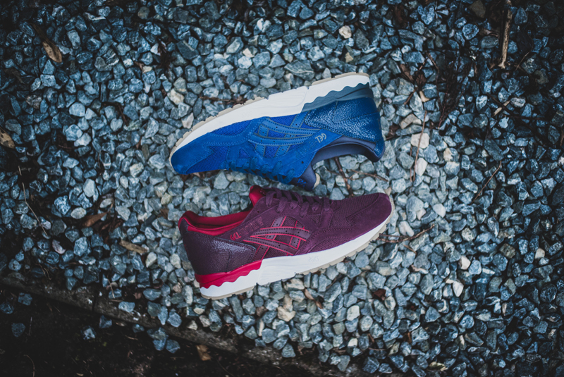 entrada oído negar Two New Asics Gel-Lyte V Colorways: Rioja Red and Blue Print - WearTesters