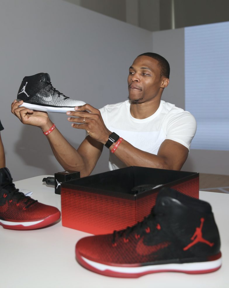 Modtager maskine Skylight Philadelphia Russell Westbrook Checks Out the Upcoming Air Jordan XXXI 'Fine Print' -  WearTesters