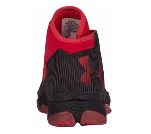 Black/Red Curry 2.5 Drops at Eastbay 