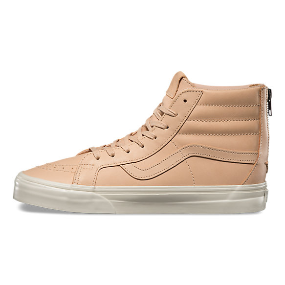 Veggie Tan Leather is Featured on this Vans Sk8-Hi - WearTesters