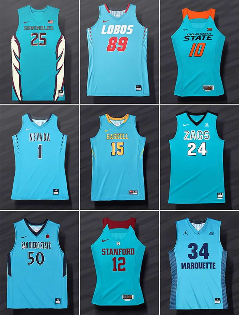 NDNSPORTS.COM on X: College basketball will celebrate Native American  Heritage Month with #NikeN7 Jerseys! MBB: 11/13: Oklahoma State 11/14: New  Mexico 11/14: Haskell 11/17: Florida State 11/17: San Diego State 11/18:  Nevada