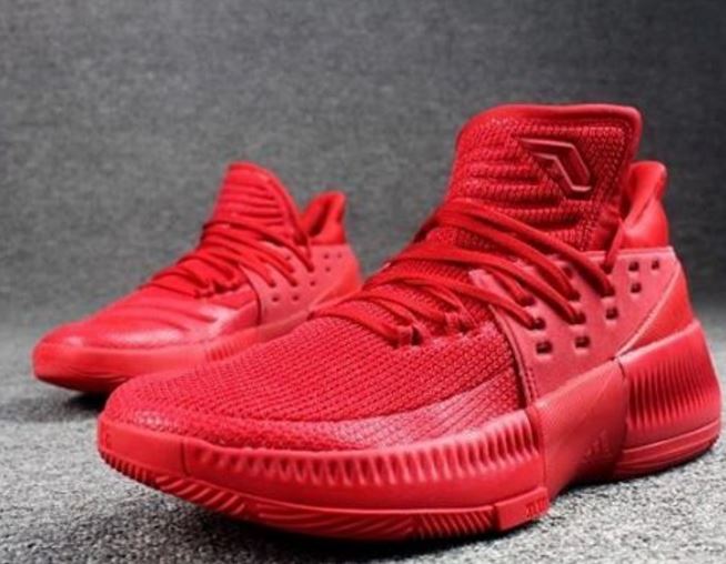 Interconectar Sillón Caucho Photos of an Upcoming adidas D Lillard 3 - It's All Red - WearTesters