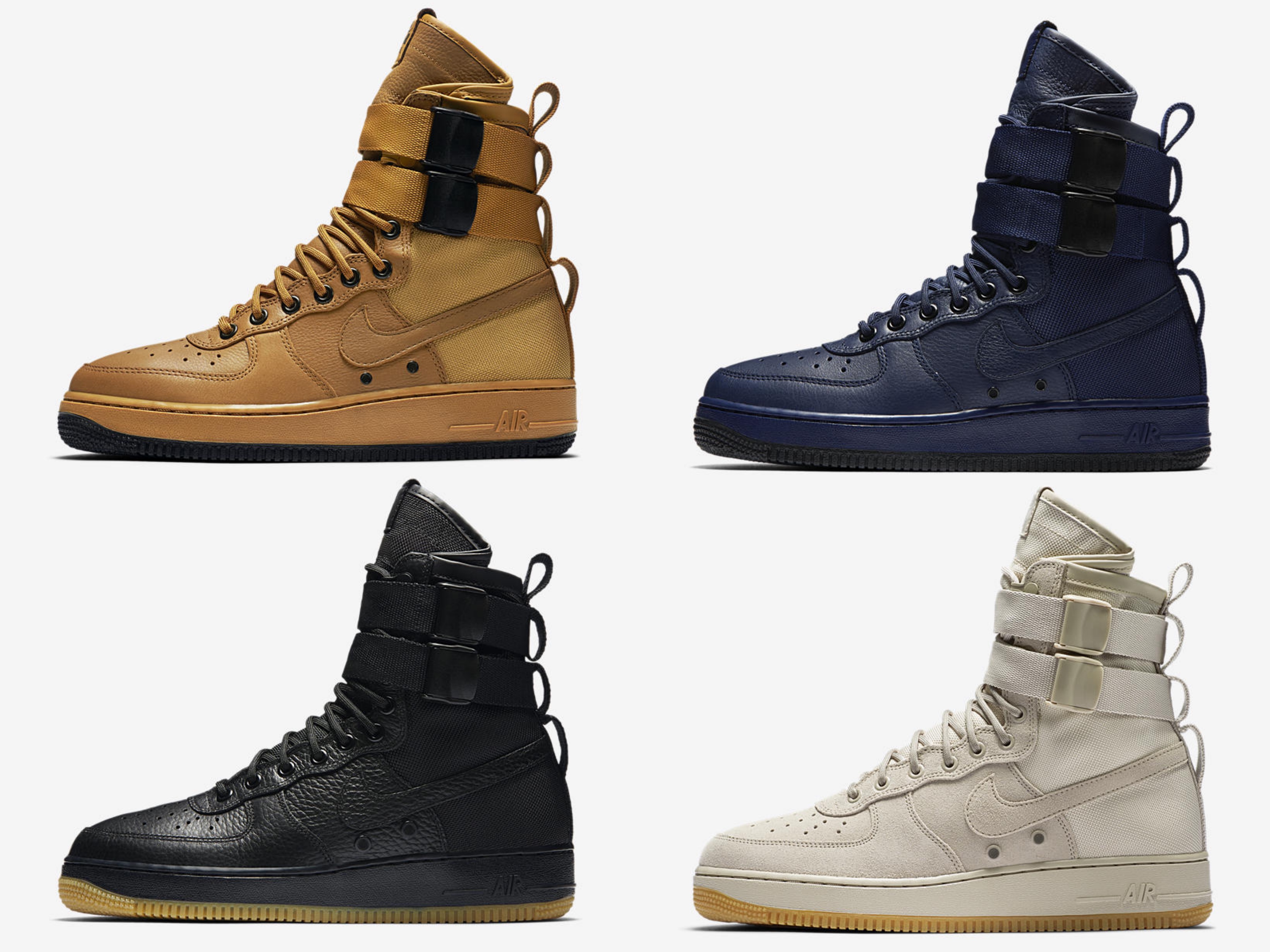 The Nike Special Field Air Force 1 is Available Now in 4 Colorways ... العنصر