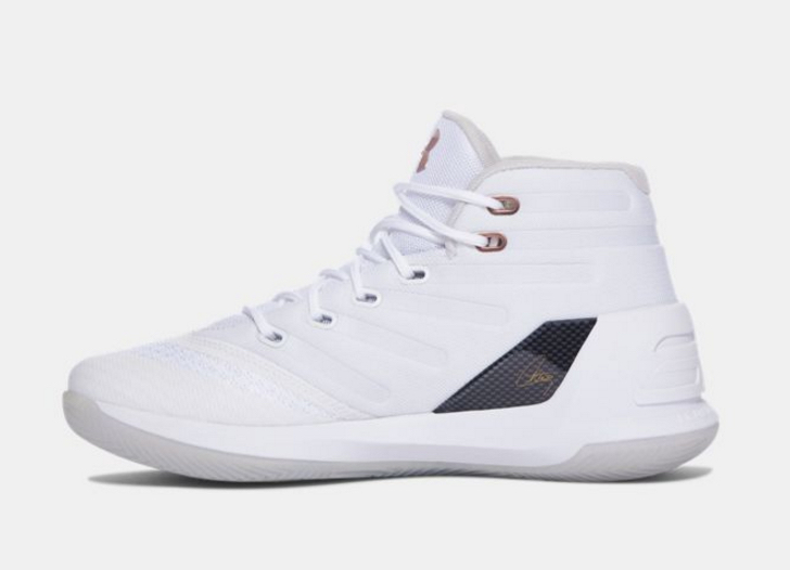 Rose Gold UA Curry 3s for the Kids 