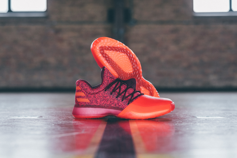 The adidas Harden Vol. 1 'Red Glare' is 