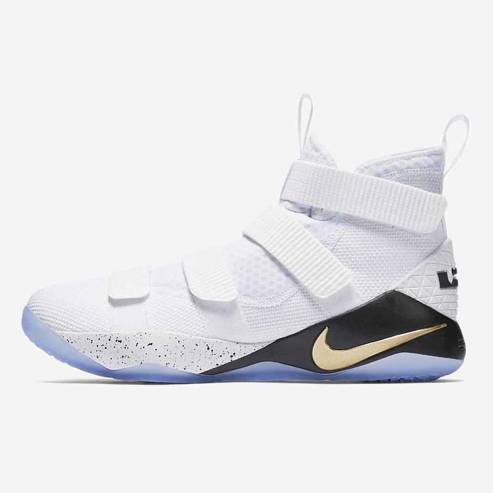 lebron 11 white and gold
