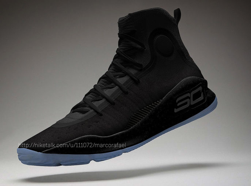 curry 4 all black