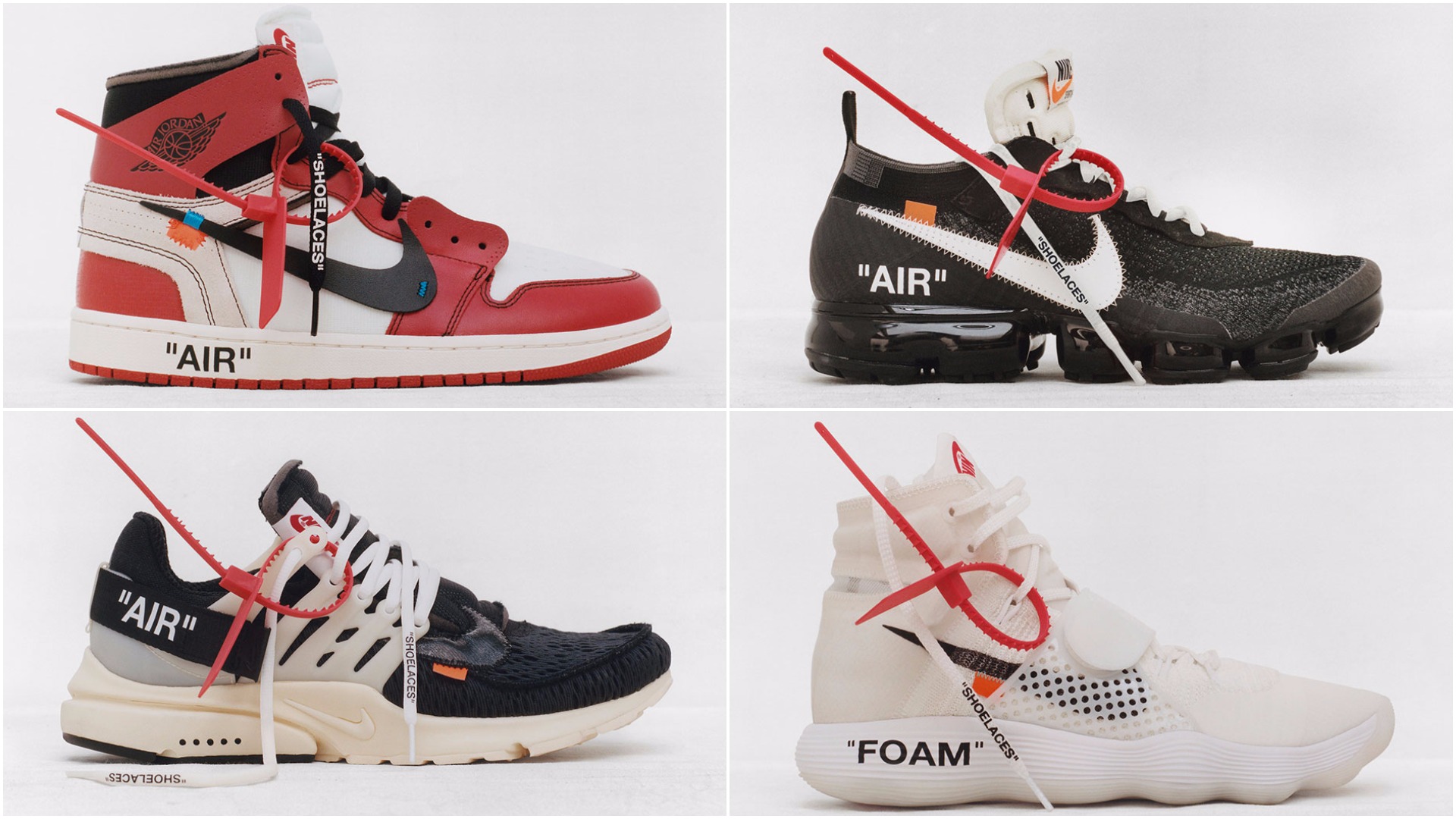 Nike Officially Unveils The Ten OFF-WHITE Virgil Abloh Collab