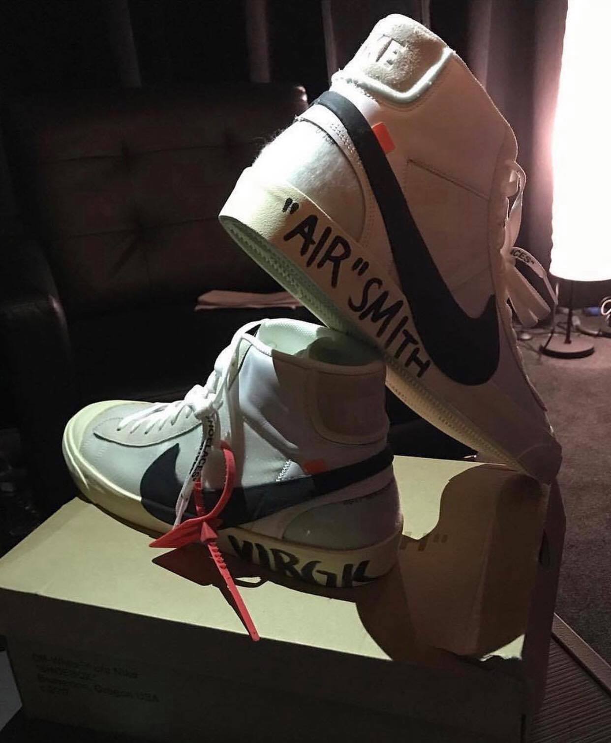 JR Smith Blessed with the Virgil Abloh x Nike Blazer Mid on His Birthday -  WearTesters