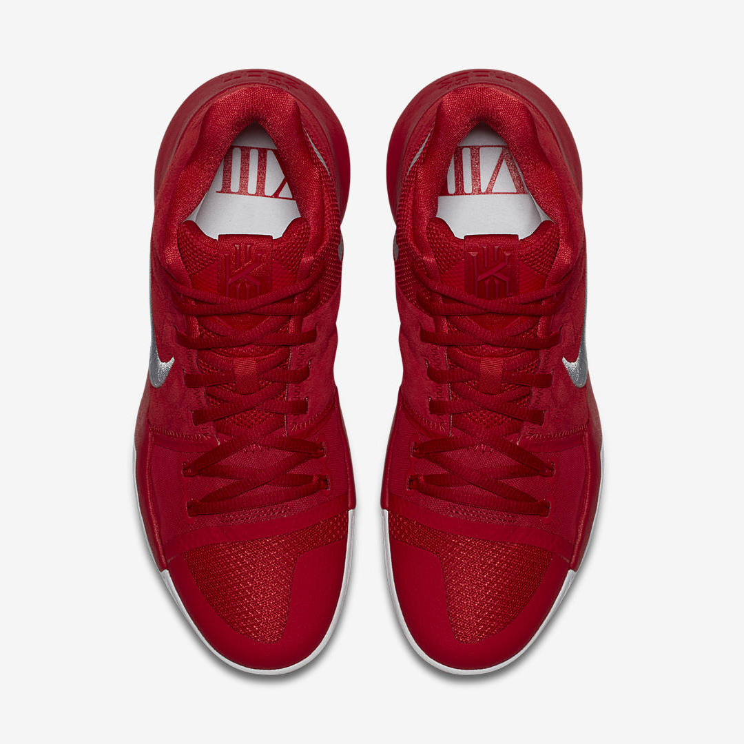 kyrie 3 red suede