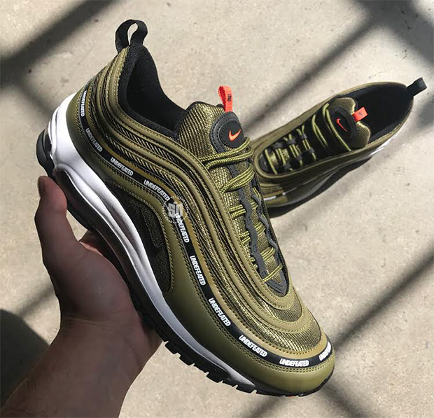 nike air max 97 undefeated on feet