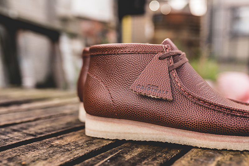 leather wallabees