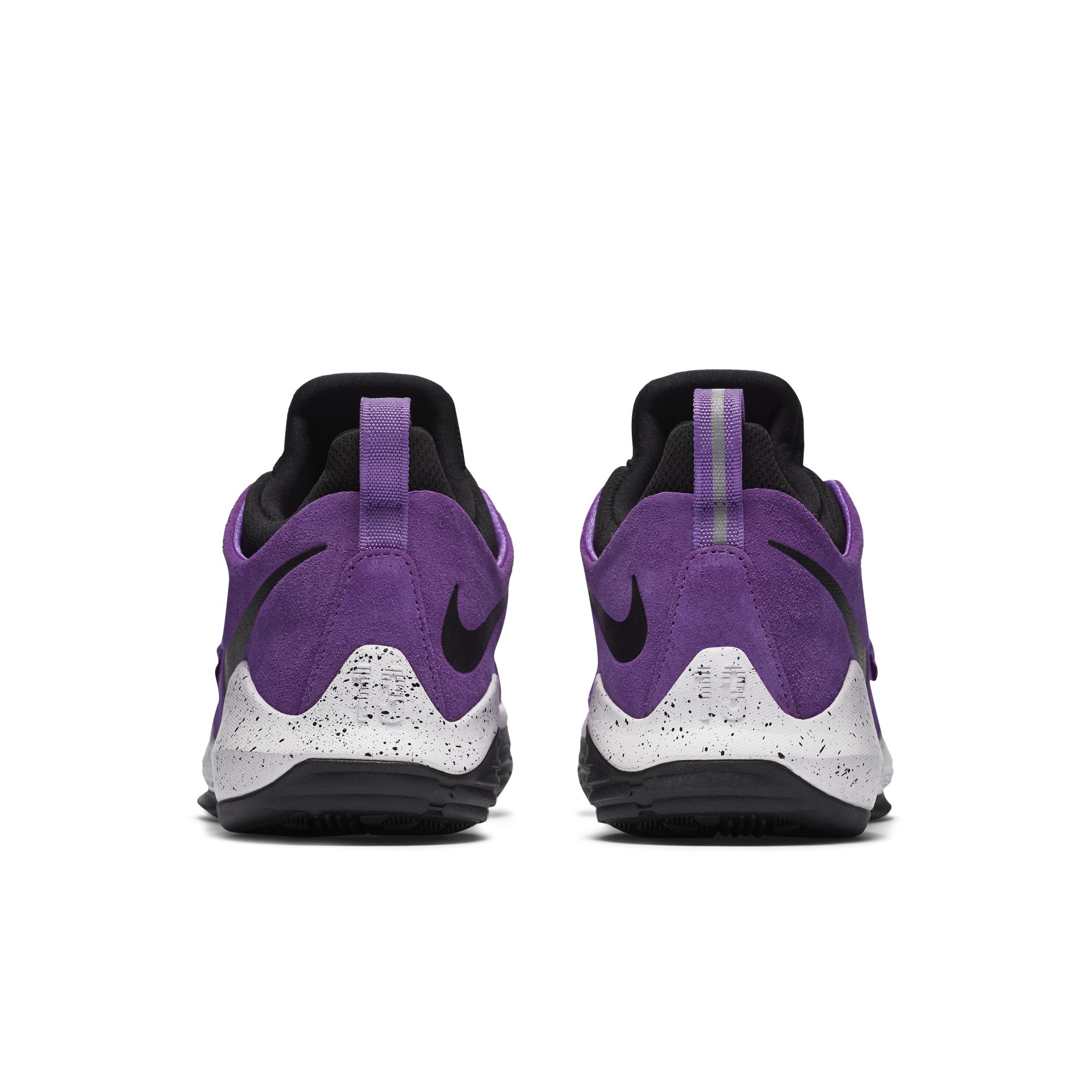 bright purple shoes