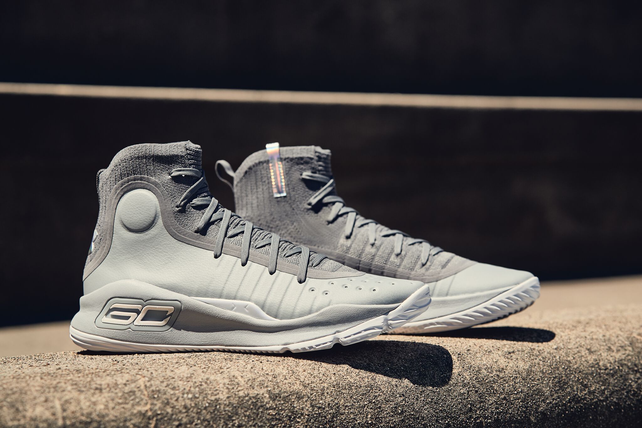 curry 4s grey