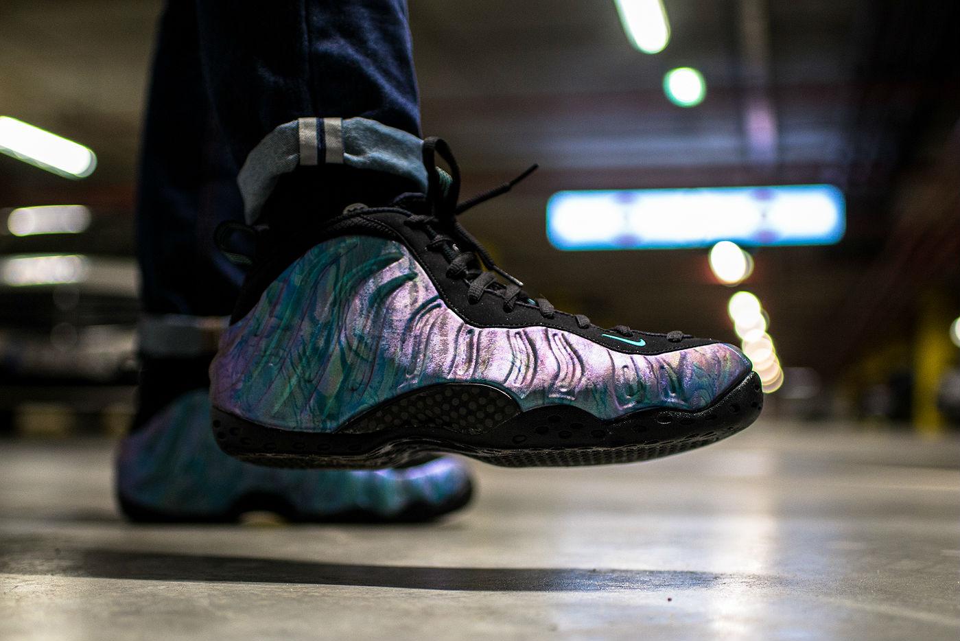 An On-Foot at the Nike Air Foamposite One 'Abalone' - WearTesters