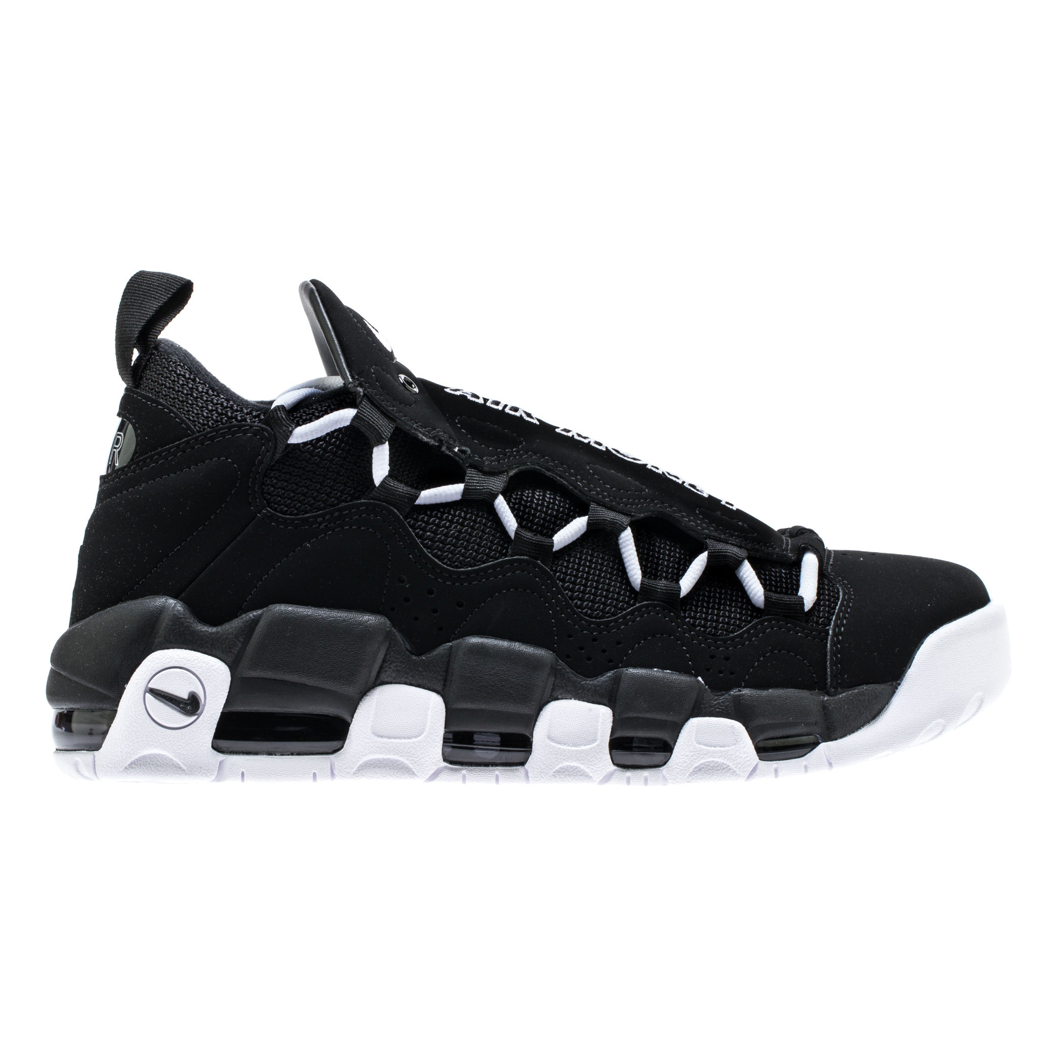 nike air more money black and white
