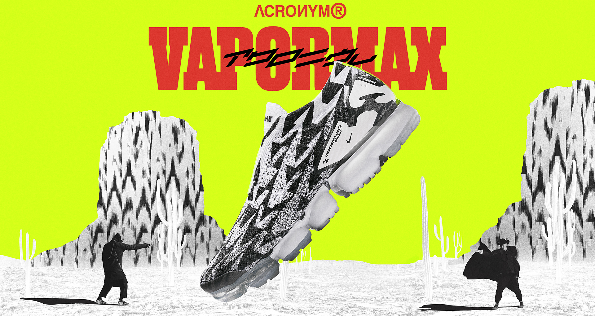 Nike Unveils ACRONYM Air VaporMax Moc 2 Collabs with Old West Trailer