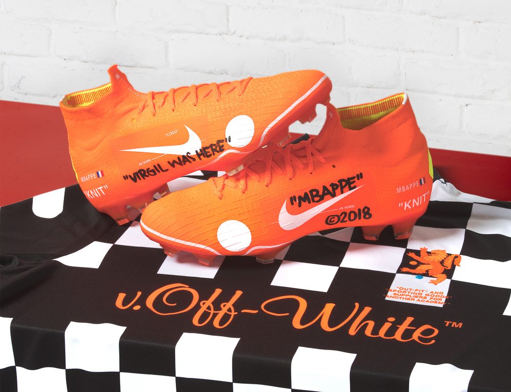 analog badge Pharynx Virgil Abloh Teams Up With Nike For Special Mbappé Football Boots -  WearTesters