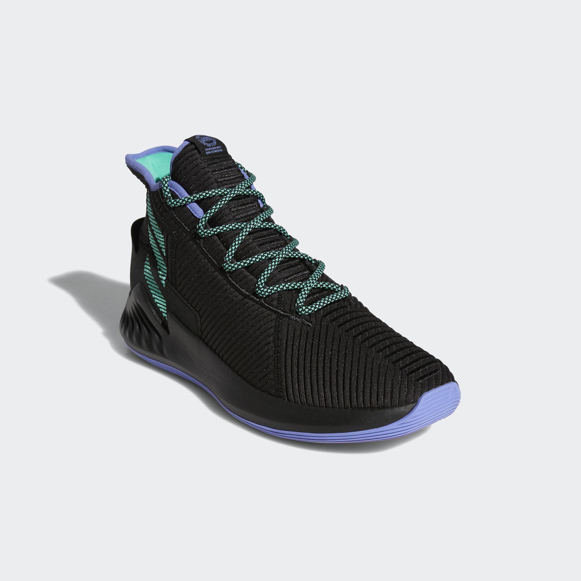 adidas d rose 9 black green - WearTesters