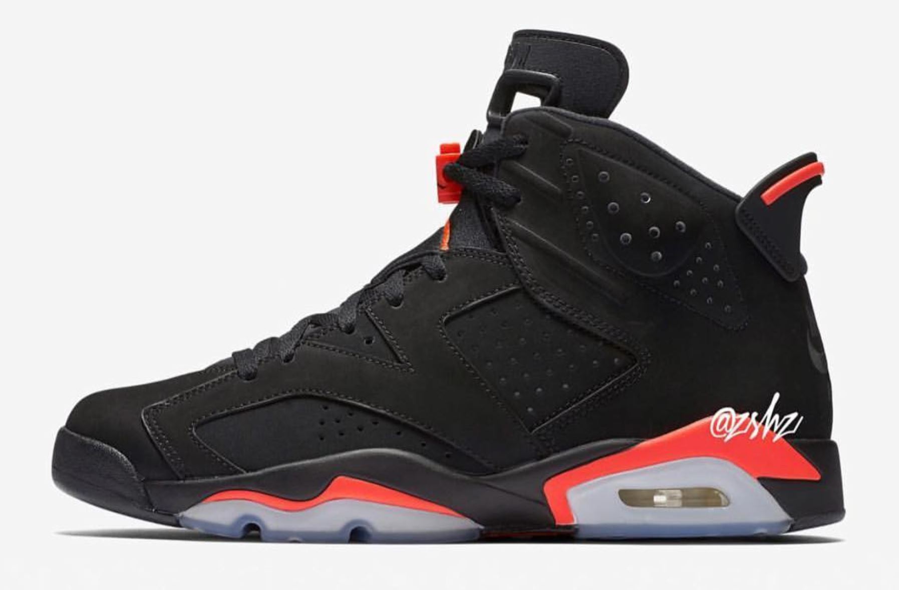 The 2019 Air Jordan 6 'Black Infrared' Will Release for All-Star ...