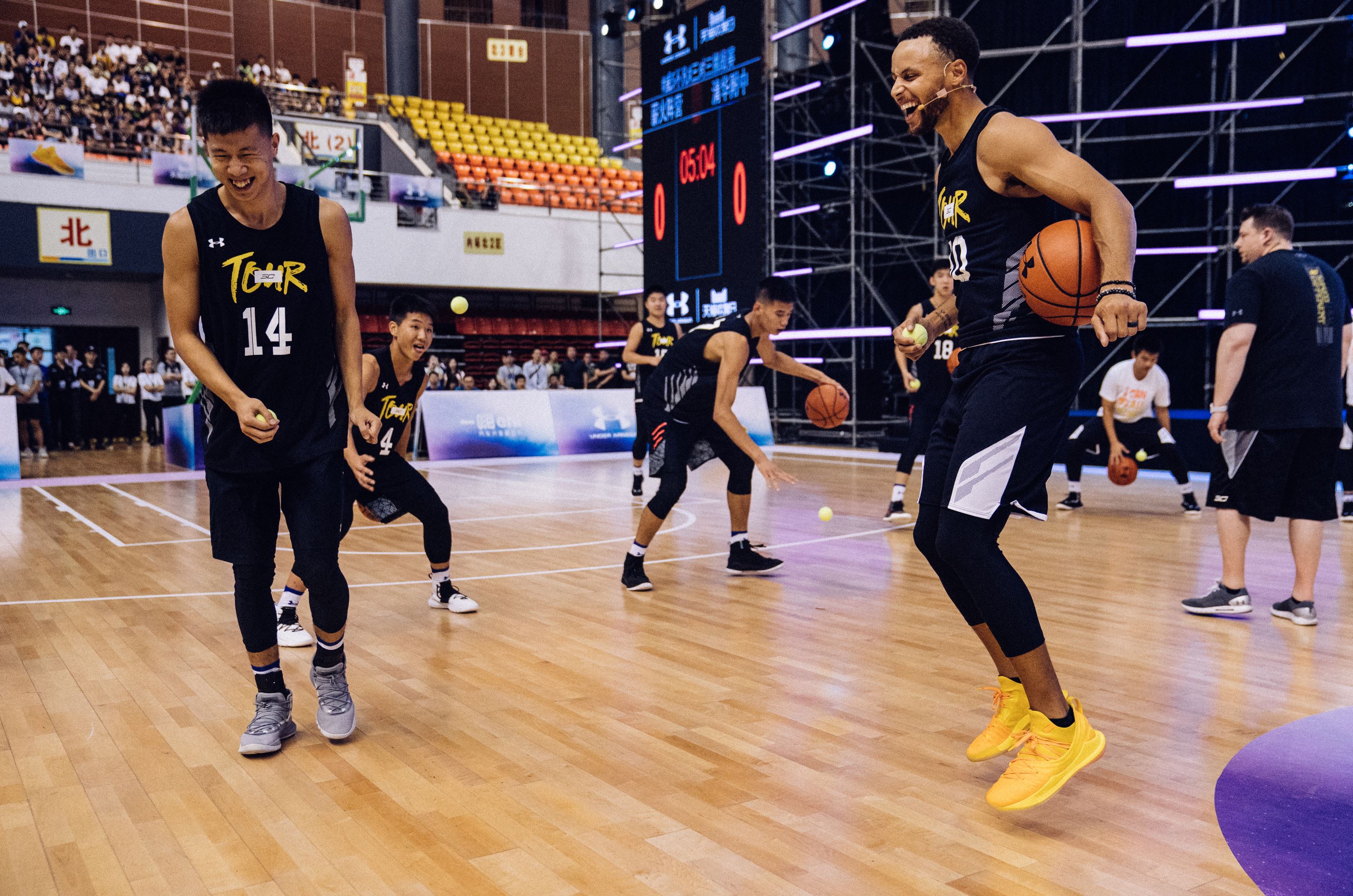 2018 stephen curry asia tour wuhan
