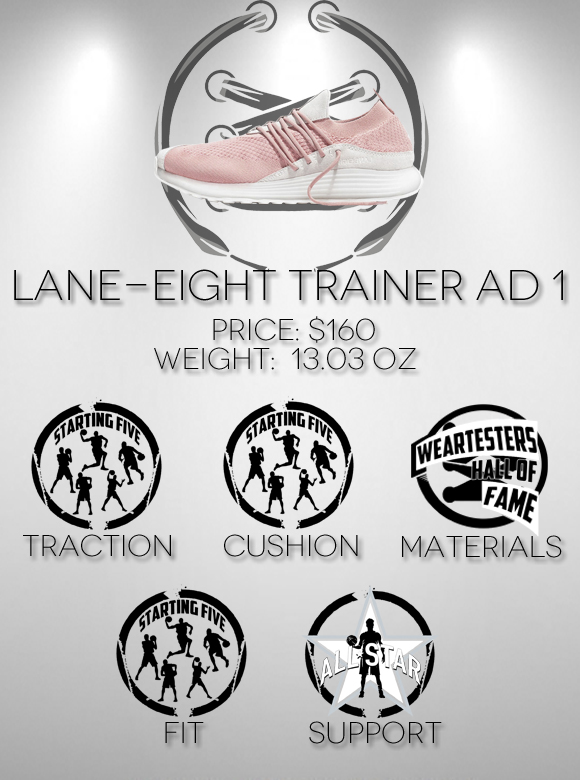 LANE EIGHT Trainer AD 1 Performance Review scores