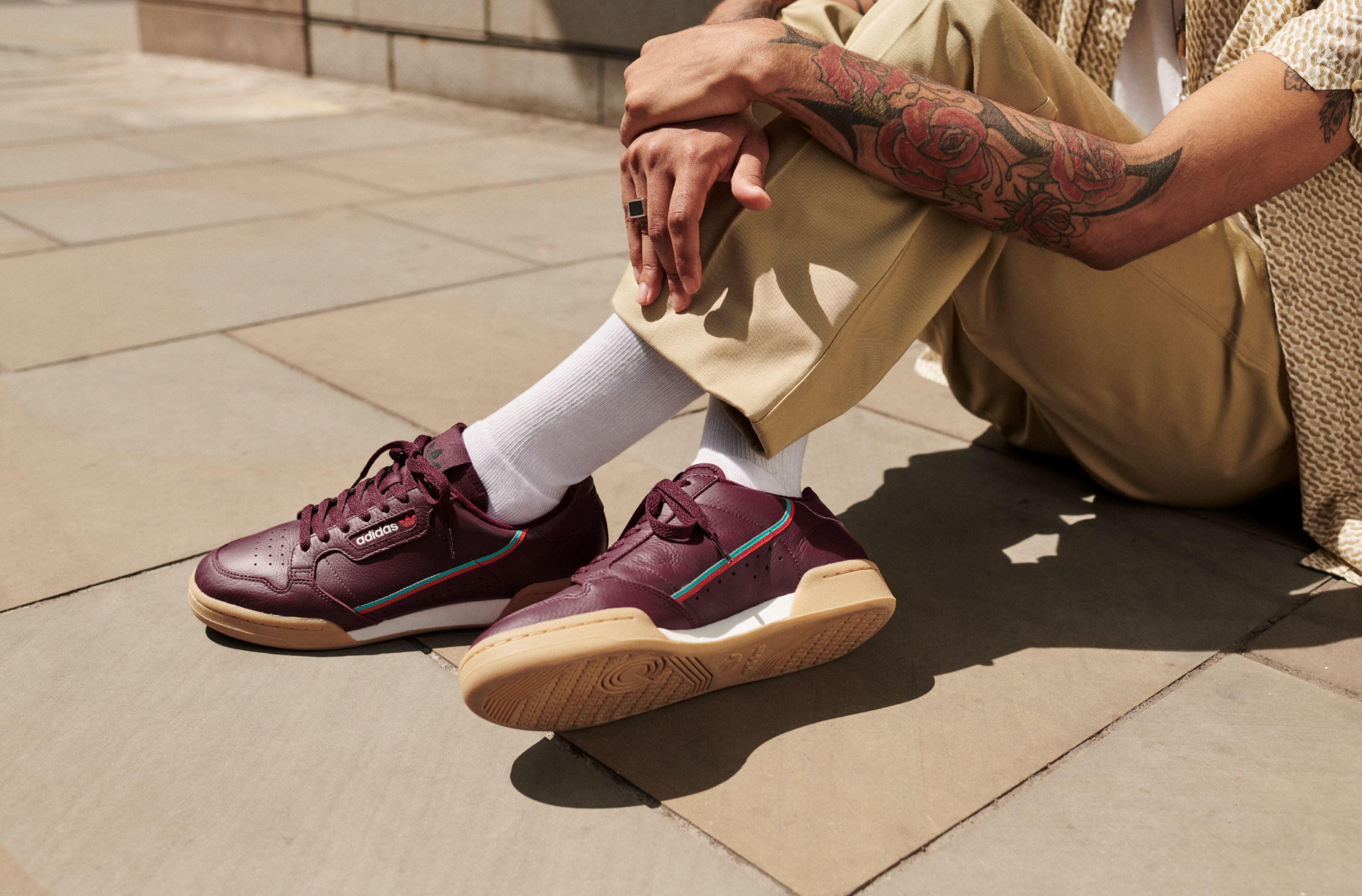 continental 80 shoes maroon