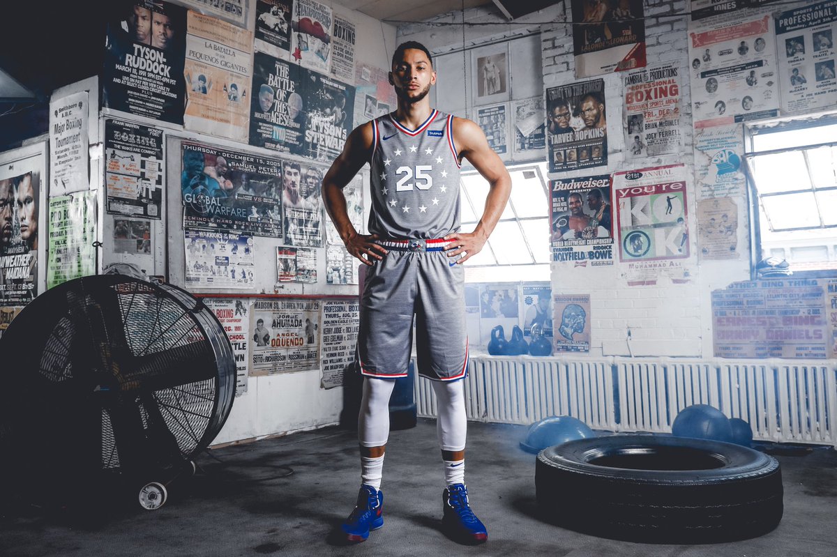 The Sixers Unveil 'Rocky' Inspired Nike City Edition Uniforms