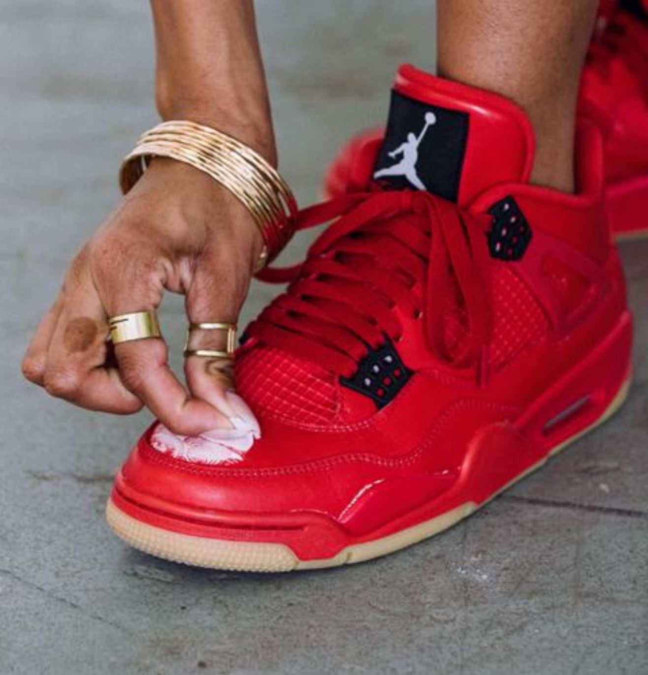 The Women's Air Jordan 4 'Fire Red' Releases on Single's Day, the 